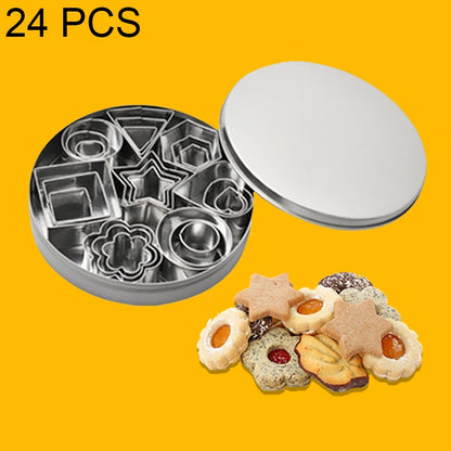 24 Teile/Satz Edelstahl DIY Keks Kekse Formen Geometrie Backen Werkzeuge (Octagon), HC4340A, HC4340B, HC4340C