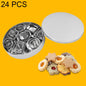 24 Teile/Satz Edelstahl DIY Keks Kekse Formen Geometrie Backen Werkzeuge (Octagon), HC4340A, HC4340B, HC4340C