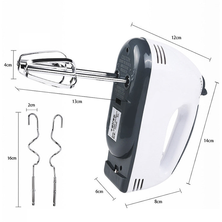 KN007364 100W Haushalt Sieben-Gang einstellbarer elektrischer Hand-Eierschläger, EU-Stecker, KN007364
