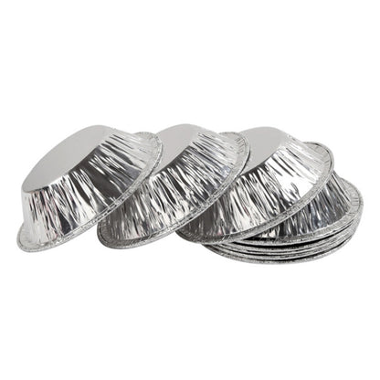 100pcs / Pack Aluminum Foil Egg Tart Cup Cake Holder, Size: 7.5 x 4 x 2cm