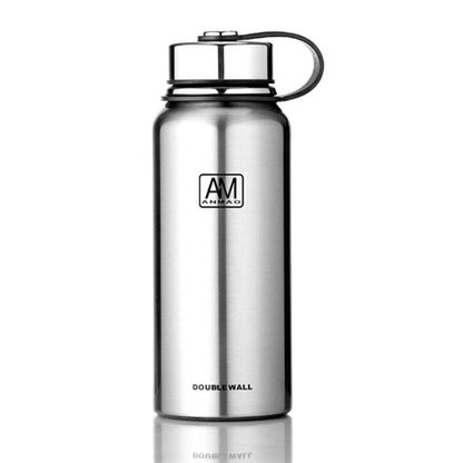 610 ml Outdoor-Vakuum-Edelstahl-Wärmeisolierbecher, tragbare Sportflasche mit großem Fassungsvermögen (Color : 610ml)