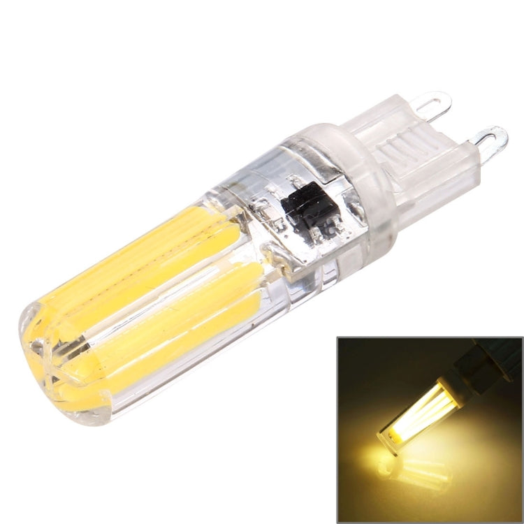 G9 4W Silikon Dimmbare 8 LED Filament Glühbirne für Hallen, AC 220-240V