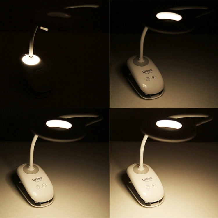 Flexibles Augenschutzlicht mit 28 LEDs, Schwanenhals, Hohlring-Design, Clip und kleiner Nachtlichtfunktion, TGX-770