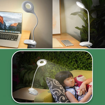 Flexibles Augenschutzlicht mit 28 LEDs, Schwanenhals, Hohlring-Design, Clip und kleiner Nachtlichtfunktion, TGX-770