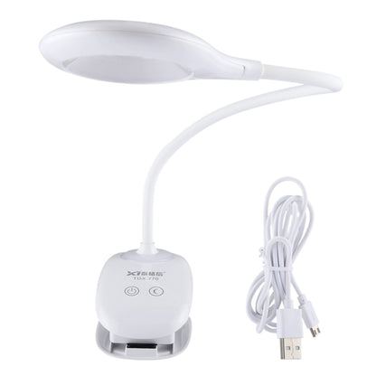 Flexibles Augenschutzlicht mit 28 LEDs, Schwanenhals, Hohlring-Design, Clip und kleiner Nachtlichtfunktion, TGX-770