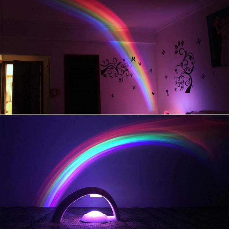 Romantische Regenbogen-Projektion Dekorative Lampe Nachttisch LED Nachtlicht