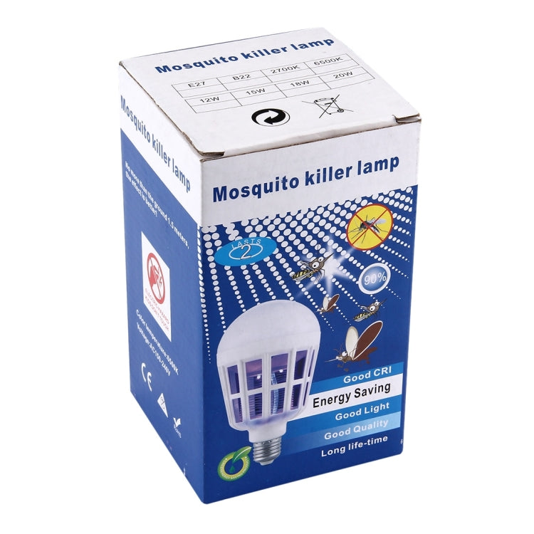 Fliegen- und Schädlingsbekämpfungs-Insektenabwehr-Zapper, LED-Kugel, steiles Licht, AC 175–265 V