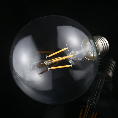 G95 E27 4W 4 LEDs 450 LM 3000K Retro Dimmbare LED-Glühfaden-Glühbirne Energiesparlampe, AC 220V, G95 4W Warmweiß