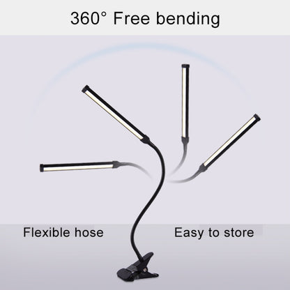 LED Desk Lamp 8W Folding Adjustable USB Charging Eye Protection Table Lamp, USB Charge Version, USB Charge Version(Black), USB Charge Version(White)