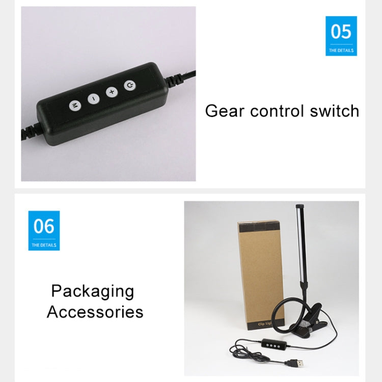 LED-Schreibtischlampe, 8 W, faltbar, verstellbar, USB-Ladefunktion, Augenschutz, Tischlampe, USB-Ladeversion, USB-Ladeversion (schwarz), USB-Ladeversion (weiß)