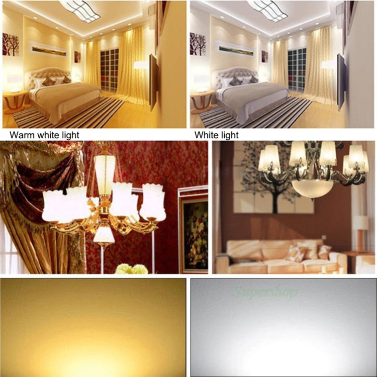 SMD 5730 Energiesparlampe, AC 110-265V, E27 112 LEDs weißes Licht, E27 112 LEDs warmweiß