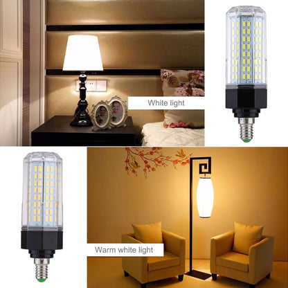 SMD 5730 Energiesparlampe, AC 110-265V, E14 144 LEDs weißes Licht, E14 144 LEDs warmweiß