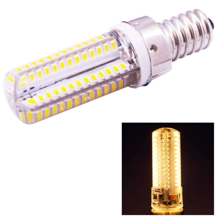 104 LED SMD 3014, AC 110V, E14 110V Warm White, E14 110V White Light