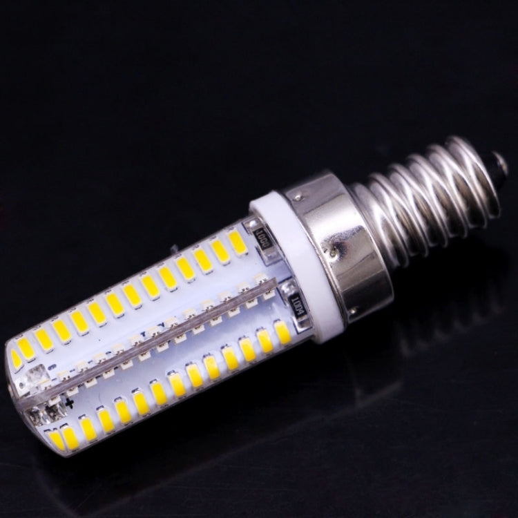 104 LED SMD 3014, AC 110V, E14 110V Warm White, E14 110V White Light
