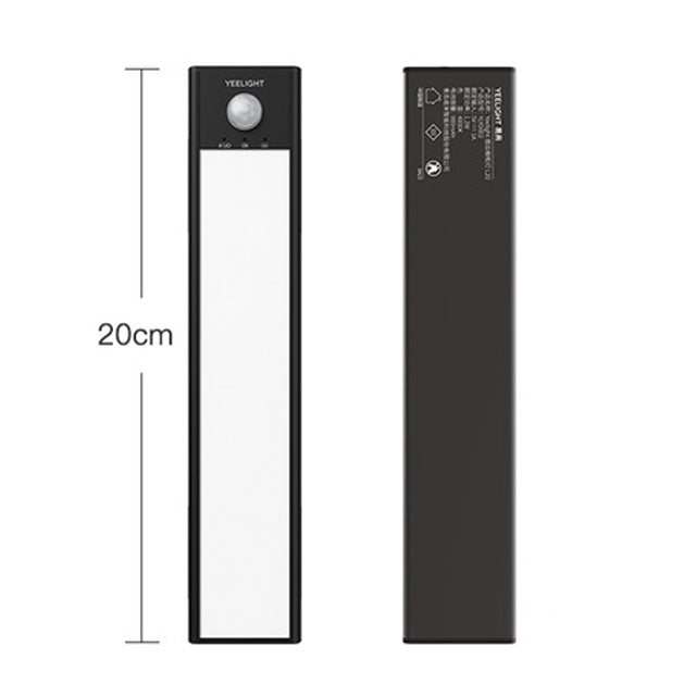 20 cm Original Xiaomi Youpin YEELIGHT LED Smart Human Motion Sensor Lichtleiste Wiederaufladbare Kleiderschrank Schrank Korridor Wandlampen (20 cm)