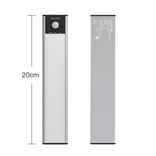20 cm Original Xiaomi Youpin YEELIGHT LED Smart Human Motion Sensor Lichtleiste Wiederaufladbare Kleiderschrank Schrank Korridor Wandlampen (20 cm)