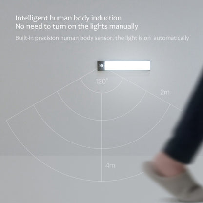 20 cm Original Xiaomi Youpin YEELIGHT LED Smart Human Motion Sensor Lichtleiste Wiederaufladbare Kleiderschrank Schrank Korridor Wandlampen (20 cm)