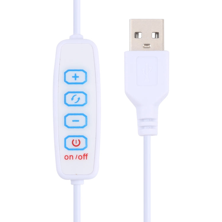 30 cm 36 LEDs Multifunktionale USB Dreifarbige stufenlos dimmbare LED-Lichtröhre, DC 5 V, 30 cm