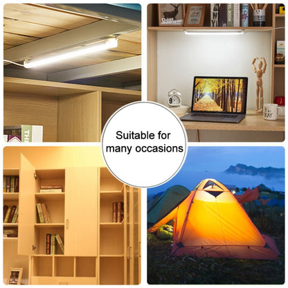 30 cm 36 LEDs Multifunktionale USB Dreifarbige stufenlos dimmbare LED-Lichtröhre, DC 5 V, 30 cm