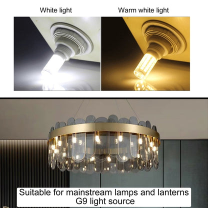 G9 88 LEDs SMD 2835 Dimmbare LED-Mais-Glühbirne, AC 220 V, 88 LEDs