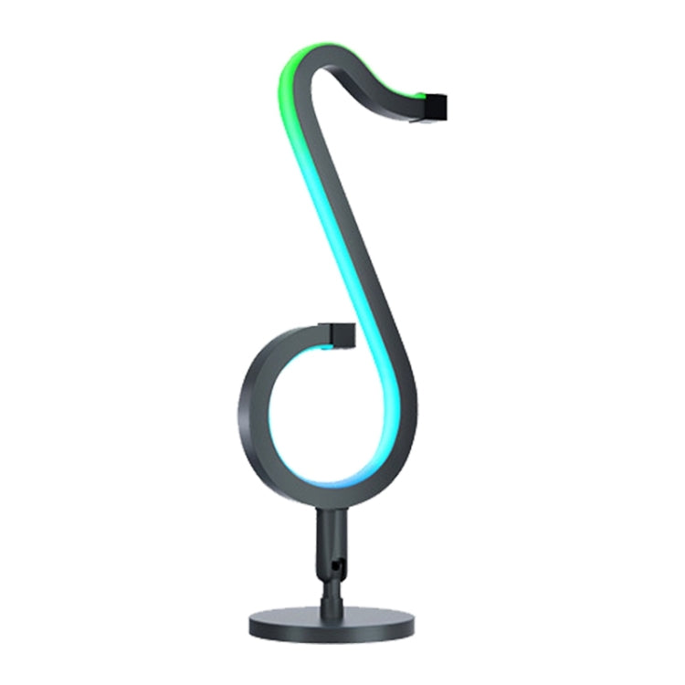 Startseite RGB Illusory Farbe Musiknote Licht Schreibtischlampe