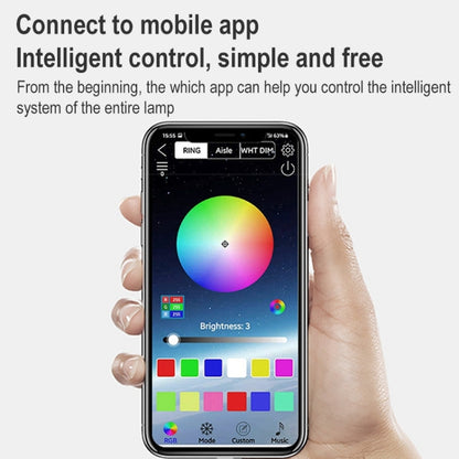 Startseite RGB Illusory Farbe Musiknote Licht Schreibtischlampe
