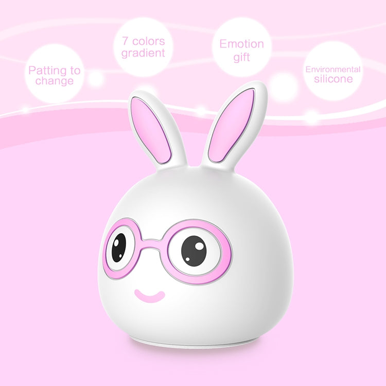Happy Rabbit Creative Touch 3D LED Dekoratives Nachtlicht, USB-Ladeversion