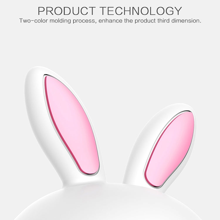 Smiling Rabbit Creative Touch 3D-LED-Dekorationsnachtlicht, USB-Ladeversion, USB-Ladeversion (Pink), USB-Ladeversion (Blau)