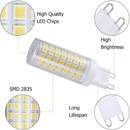 G9 102 LEDs SMD 2835 2800-3200K LED-Maislicht, AC 110V, AC 110V