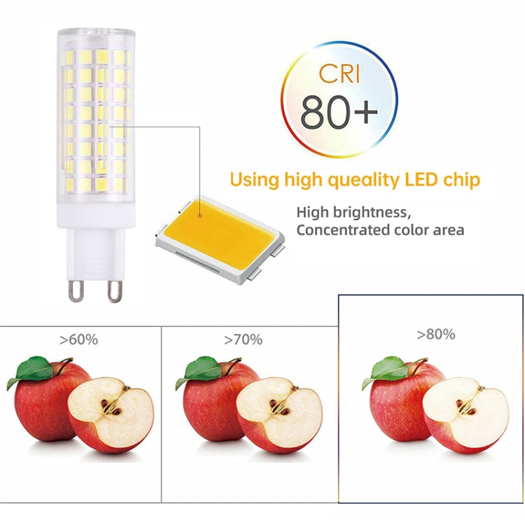 G9 102 LEDs SMD 2835 2800-3200K LED-Maislicht, AC 110V, AC 110V
