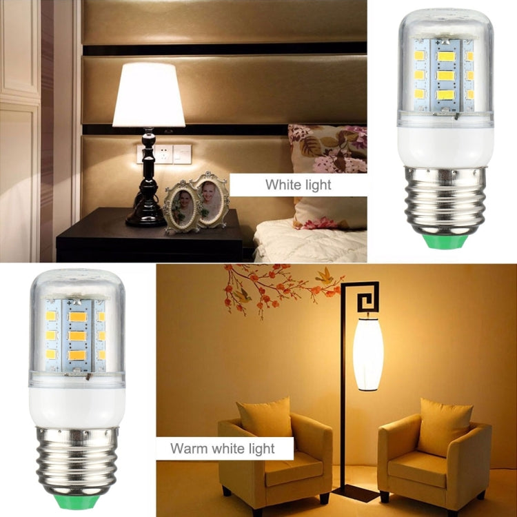 E27 24 LEDs 3W SMD 5730 LED Mais Licht Energiesparlampe, AC 110-220V, 3W 24LEDs
