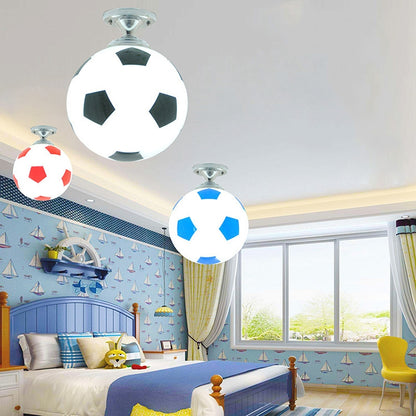 Kreative Wohnzimmer Restaurant Café Fußball Form LED Lampe Kuppel Licht, Durchmesser: 20cm