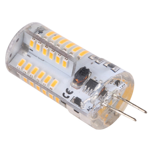 G4 2800-3200K 200LM 57LEDs Silikon-LED-Maislampe, 3014 SMD, Lichtfarbe: Warmweiß, AC/DC 12-16V, 2800-3200K