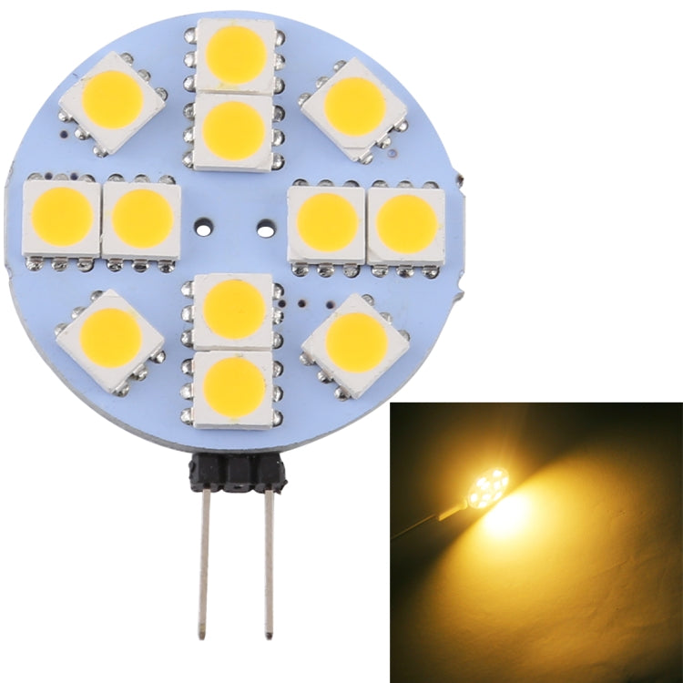 G4 12 LEDs SMD 5050 144LM 2800-3200K Stufenloses Dimmen Energiesparende Lampe mit Stiftsockel, DC 12V, G4 12LEDs SMD 5050 144LM, G4 12 LEDs SMD 5050 144LM