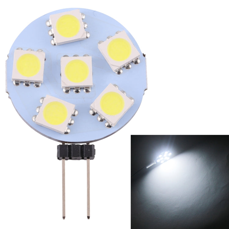 G4 6 LEDs SMD 5050 72LM 2800-3200K Stufenloses Dimmen Energiesparende Lampe mit Stiftsockel, DC 12V, G4 6LEDs SMD 5050 72LM, G4 6 LEDs SMD 5050 72LM