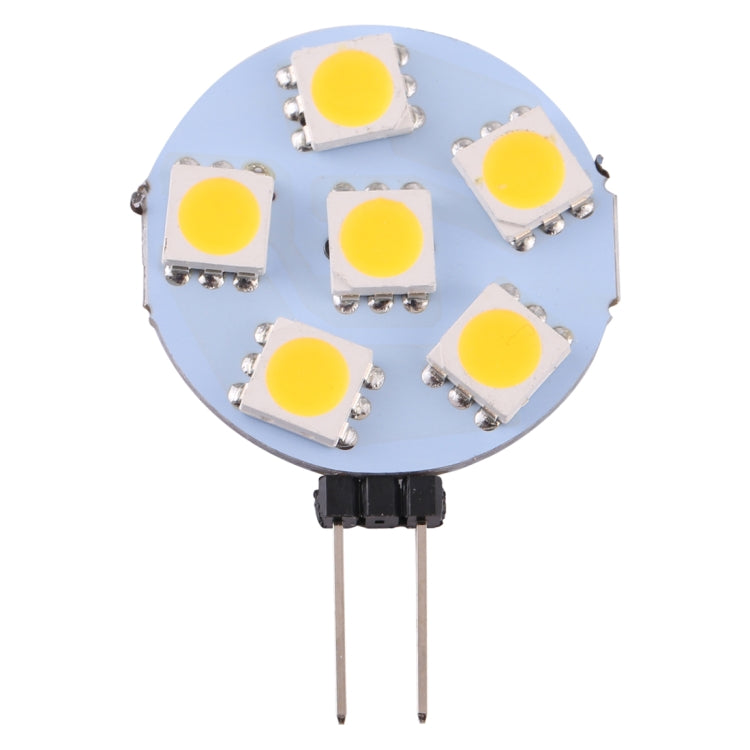 G4 6 LEDs SMD 5050 72LM 2800-3200K Stufenloses Dimmen Energiesparende Lampe mit Stiftsockel, DC 12V, G4 6LEDs SMD 5050 72LM, G4 6 LEDs SMD 5050 72LM