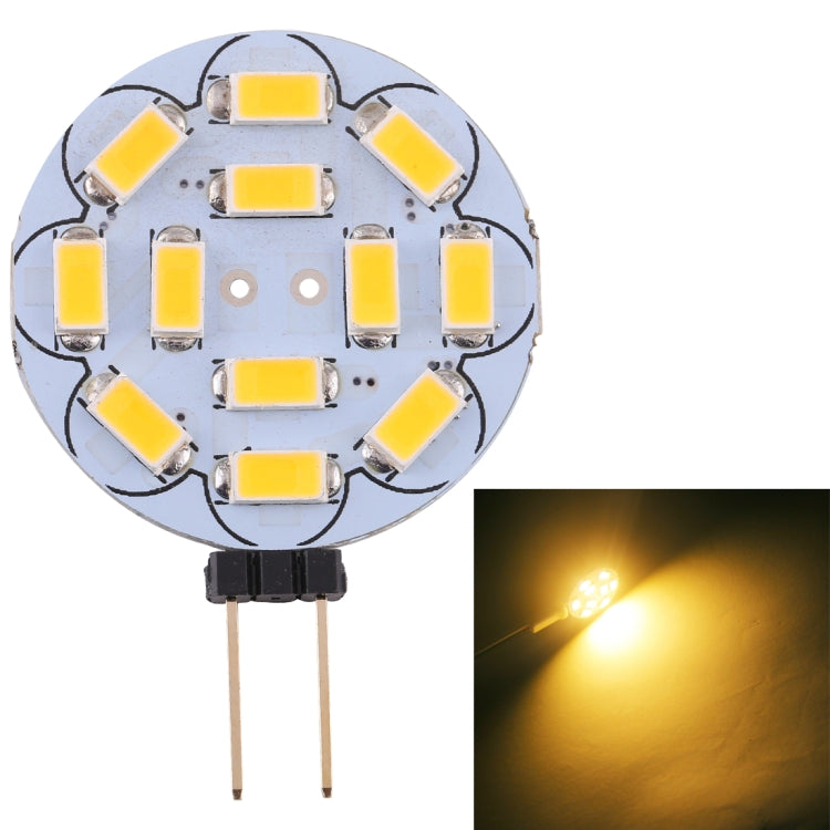 G4 12 LEDs SMD 5730 360LM 2800-3200K Runde Form Stufenloses Dimmen Energiesparende Lampe mit Stiftsockel, DC 12V, G4 12 LEDs SMD 5730 360LM, G4 12 LEDs SMD 5730 360LM