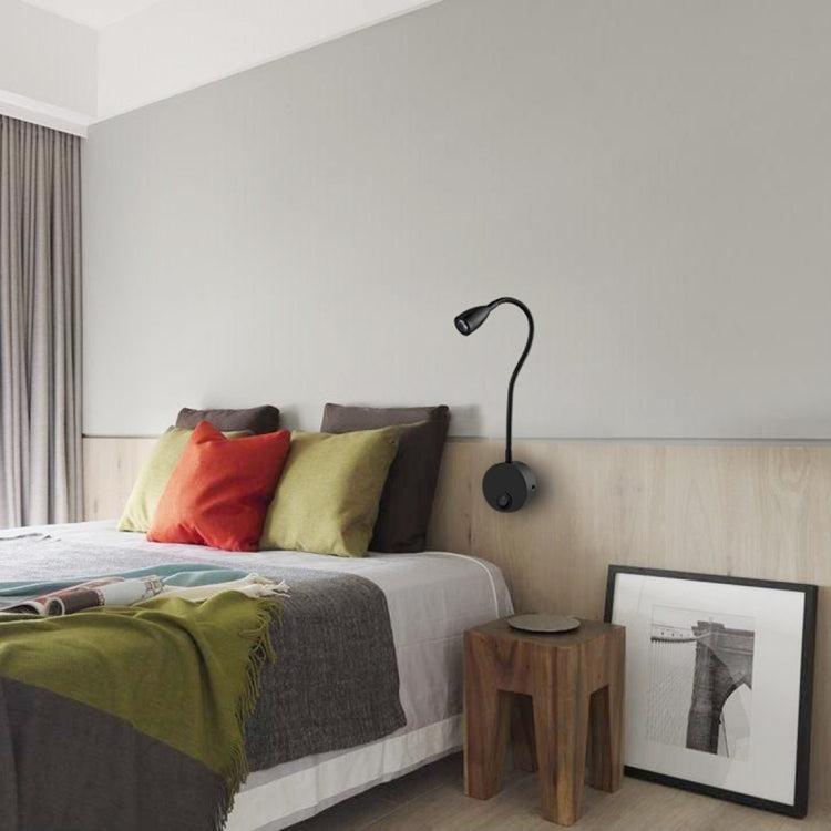 160 LM 3000–3200 K Wandleuchte, CE-/FCC-zertifiziert, Schwanenhalslänge: 30 cm, US-/EU-Stecker, Standardlieferung: US-Stecker, CL-06b schwarzes Gehäuse