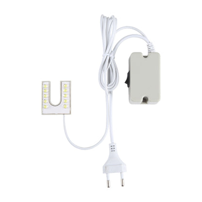 10 LEDs Nähmaschinenlampe U-förmig Highlight Magnet Arbeitsenergiesparlampe