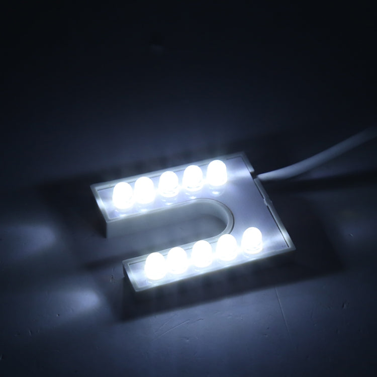 10 LEDs Nähmaschinenlampe U-förmig Highlight Magnet Arbeitsenergiesparlampe