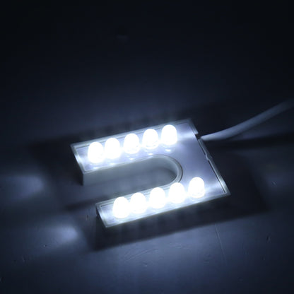 10 LEDs Nähmaschinenlampe U-förmig Highlight Magnet Arbeitsenergiesparlampe