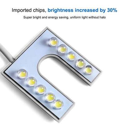10 LEDs Nähmaschinenlampe U-förmig Highlight Magnet Arbeitsenergiesparlampe