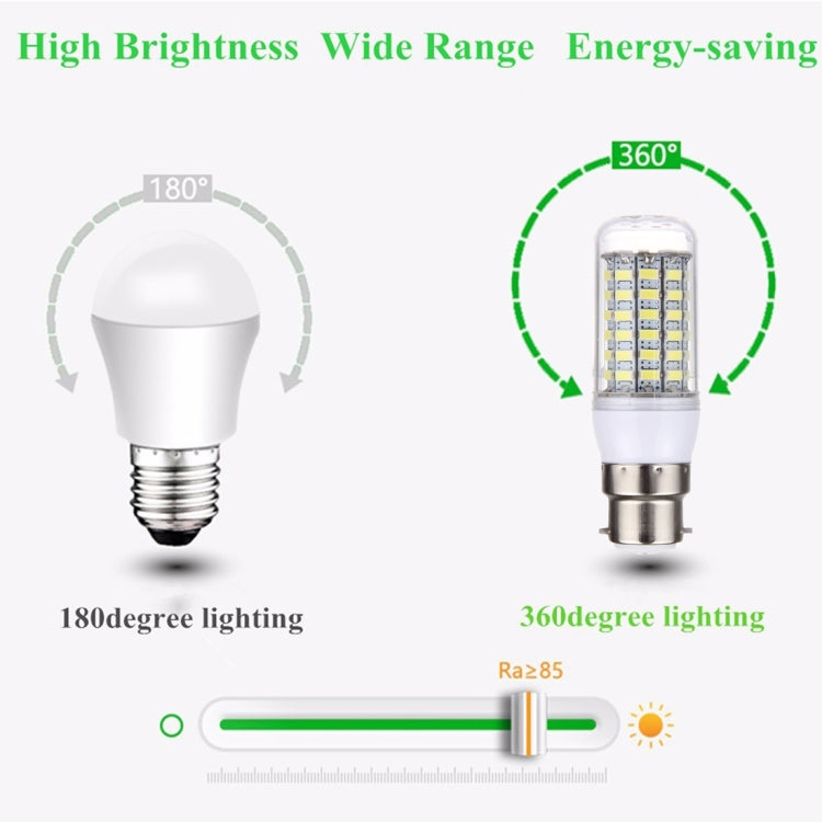 B22 5,5 W 69 LEDs SMD 5730 LED Mais Glühbirne, AC 12-60 V, AC 12-60 V