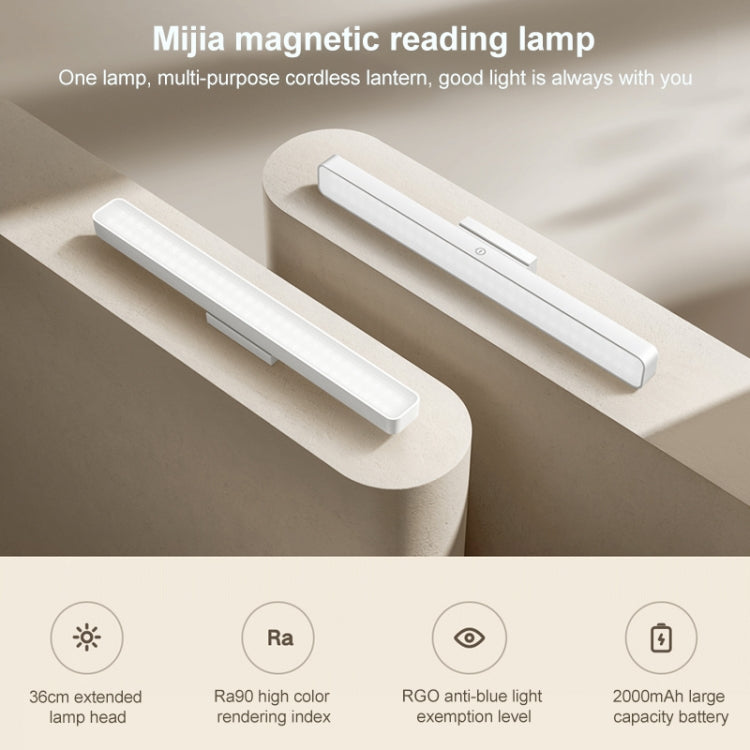 Original Xiaomi Mijia Magnetic Reading Lamp 2000mAh Type-C Rechargeable LED Desk Lamp, Magnetic Lamp