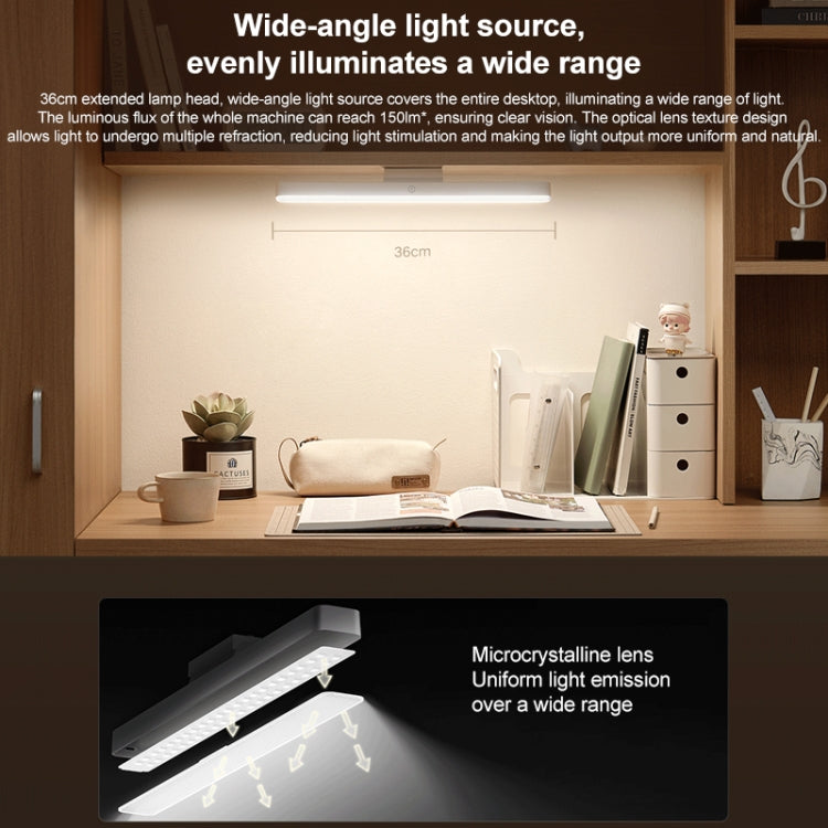 Original Xiaomi Mijia Magnetic Reading Lamp 2000mAh Type-C Rechargeable LED Desk Lamp, Magnetic Lamp