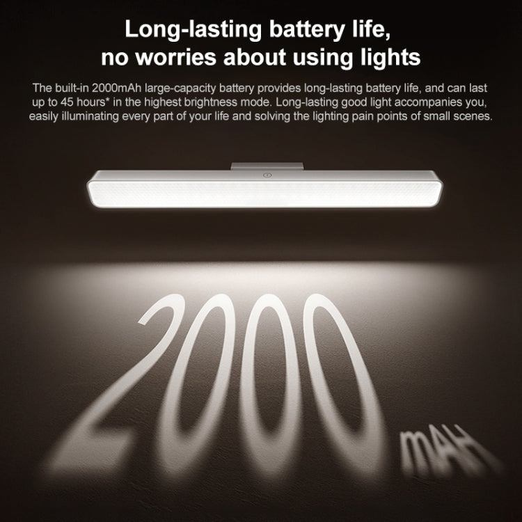 Original Xiaomi Mijia Magnetic Reading Lamp 2000mAh Type-C Rechargeable LED Desk Lamp, Magnetic Lamp