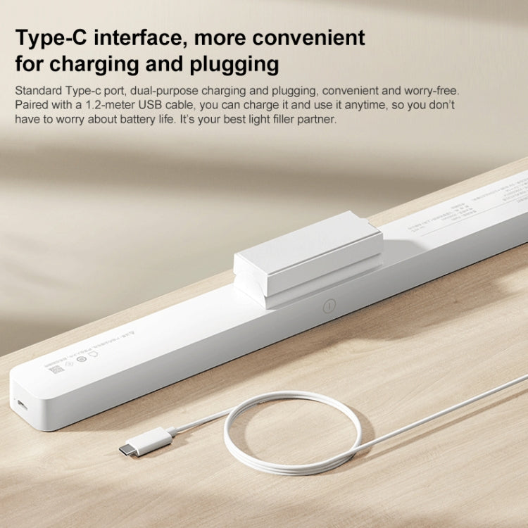 Original Xiaomi Mijia Magnetic Reading Lamp 2000mAh Type-C Rechargeable LED Desk Lamp, Magnetic Lamp