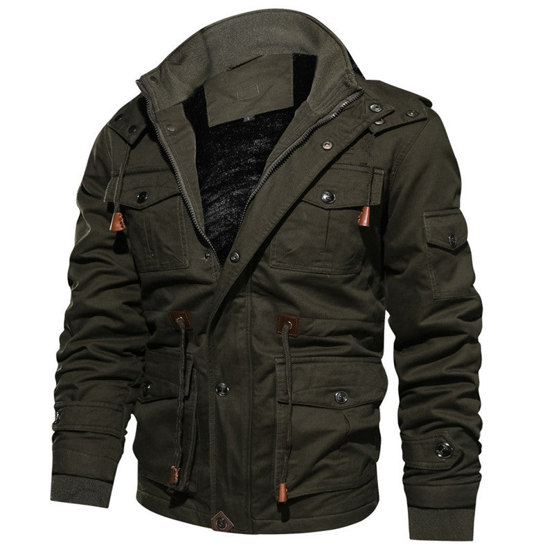 Men's Fashion Leisure Washed-out Coat Top