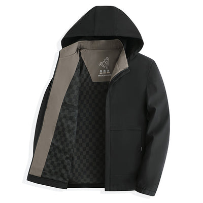 Stay Active in Style: Men's Sports Hooded Slim Fit Jacket
