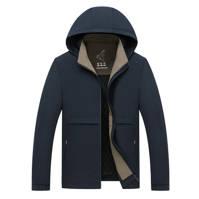 Stay Active in Style: Men's Sports Hooded Slim Fit Jacket